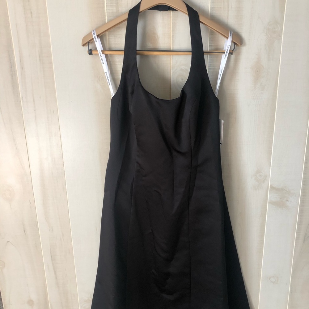Black mini dress